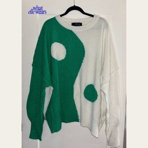 Dressed In Lala: Oversized Yin-Yang Sweater